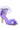 Full View Azalea Wang Candy Bling Ruffle Bubble Heel Sandal In Purple