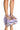 Front View Azalea Wang Cant Hold Back Flatform Sandal In Purple