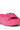 Full View Azalea Wang Capellini Pink Rhinestone Flatform Scrunchie Sandal