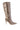 Back View Azalea Wang Cashy Tan Snake Printed Boot