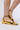 Front View Azalea Wang Castiel Gold Metallic Ballet Flat