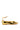 Side View Azalea Wang Castiel Gold Metallic Ballet Flat