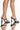 Front View Azalea Wang Catch Up To Me Chunky Sandal In Black