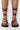 Back View Azalea Wang Catching Flights Flatform Sandal In Black