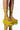 Front View Azalea Wang Catching Flights Flatform Sandal In Neon Yellow