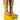 Front View Azalea Wang Catching Flights Flatform Sandal In Neon Yellow