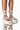 Front View Azalea Wang Catching Flights Flatform Sandal In White