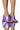 Front View Azalea Wang Caught In A Dream Chunky Sandal In Purple