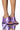 Front View Azalea Wang Caught In A Dream Chunky Sandal In Purple