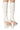 Front View Azalea Wang Cecile Open Toe Sandal Boot In White