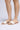 Front View Azalea Wang Celestin White Flat Sandal