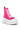 Back View Azalea Wang Chaney High Top Sneaker In Fuchsia