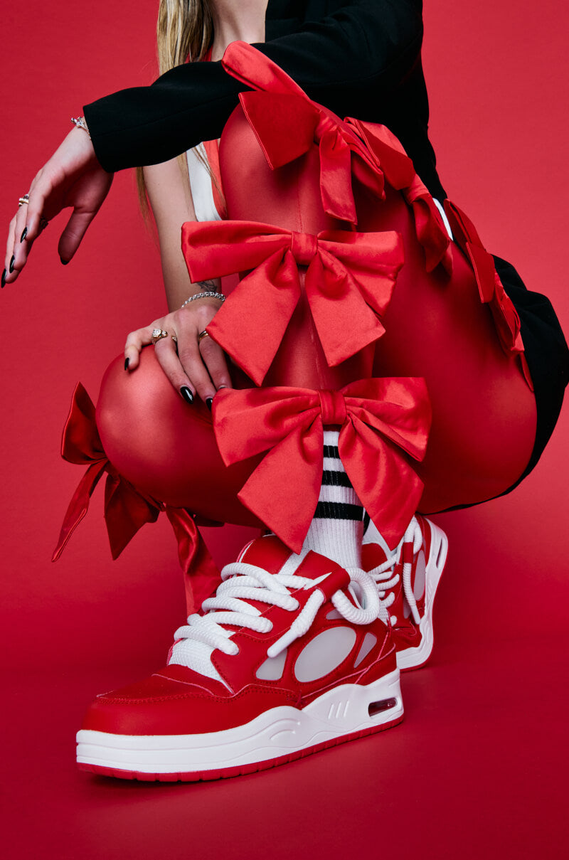 AZALEA WANG CHANTOL RED SNEAKER view 0