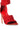 Full View Azalea Wang Charlene Red Knotted Sandal