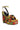 Back View Azalea Wang Charmed Brocade Wedge Sandal In Multi