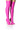 Front View Azalea Wang Charmed Rhinestone Stiletto Boot In Pink