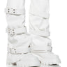 Front View Azalea Wang Charna White Industrial Look Boot