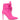 Side View Azalea Wang Chaud Pink Tie Stiletto Bootie