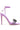 Side View Azalea Wang Cheer Purple Butterfly Embellished Sandal