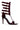 AZALEA WANG CHERELL BURGUNDY SANDAL