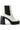 Side View Azalea Wang Cherry Chunky Bootie In Black White