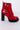 Back View Azalea Wang Chunky Heel Lace Up Bootie