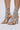 Front View Azalea Wang Cibrian Silver Gladiator Embellshed Sandal