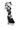 Detail View Azalea Wang Cirrus Silver Platform Rope Decor Sandal In Black