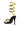 Full View Azalea Wang Citlali Yellow Snake Coil Stiletto Sandal