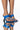 Front View Azalea Wang City Dreams Chunky Sandal In Blue