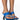 Front View Azalea Wang City Dreams Chunky Sandal In Blue