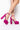 Side View Azalea Wang City On Fire Chunky Pump In Fuchsia