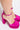 Full View Azalea Wang City On Fire Chunky Pump In Fuchsia