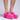 Front View Azalea Wang Claramae Pink Clog