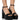 Front View Azalea Wang Classic Chunky Platform Sandal In Black