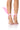 Front View Azalea Wang Cleasby Feather Sandal In Pink