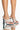 Front View Azalea Wang Cold Heart Chunky Sandal In White