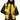 Front View Azalea Wang Collegiate Black And Yellow Varsity Bomber