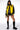 Side View Azalea Wang Collegiate Black And Yellow Varsity Bomber