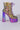 Back View Azalea Wang Come And Get It Chunky Bootie In Purple Multi