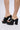 Front View Azalea Wang Cool Cat Chunky Slip On Platform Sandal