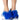 Front View Azalea Wang Cool Tulle Stiletto Sandal In Blue