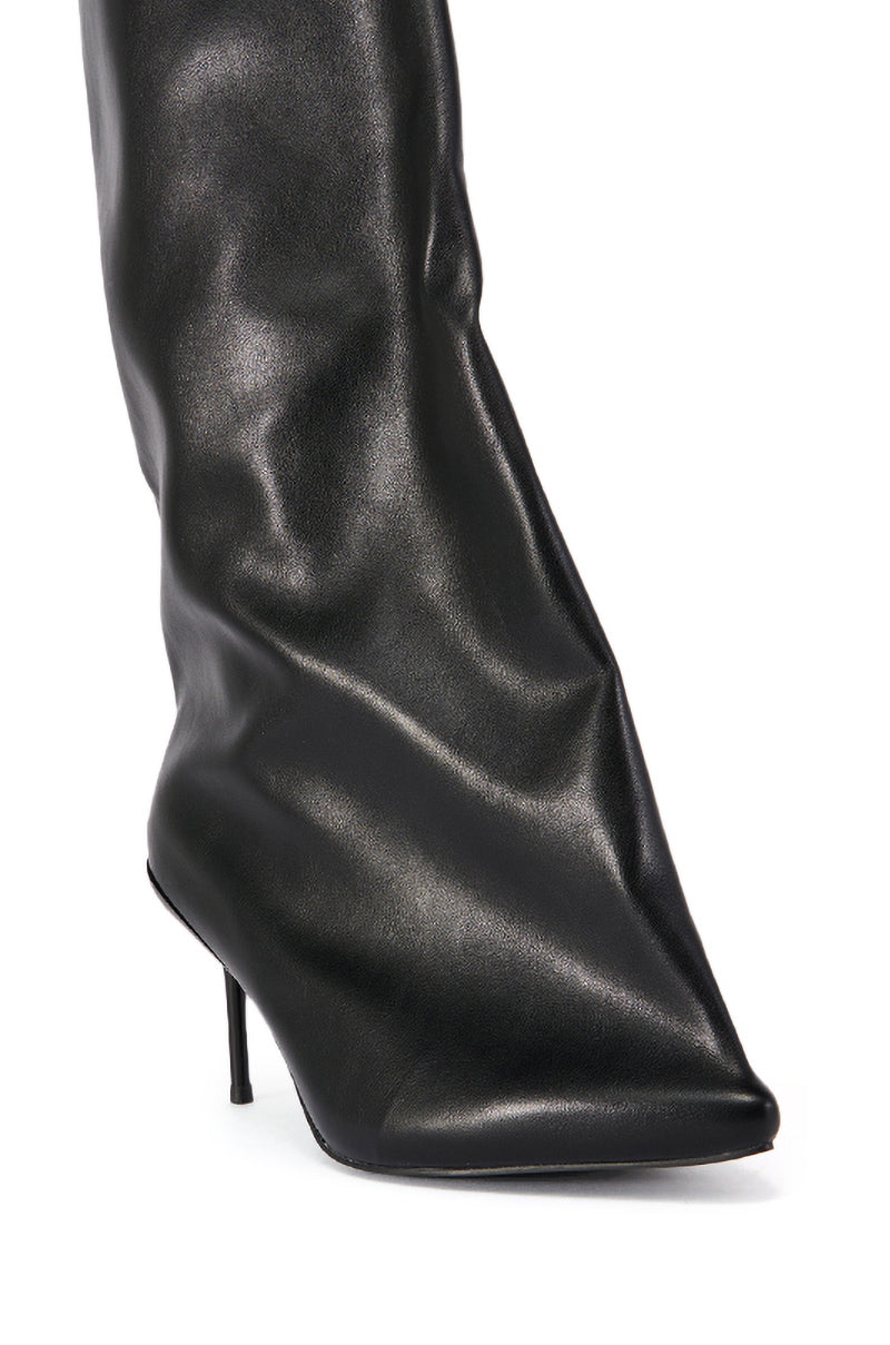 Extra View Azalea Wang Couture Crazy Black Boot