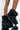 Front View Azalea Wang Cozied Up Flat Bootie In Black