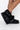 Side View Azalea Wang Cozied Up Flat Bootie In Black