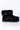 Back View Azalea Wang Cozied Up Flat Bootie In Black