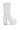 Side View Azalea Wang Cozy Cutie Faux Fur Chunky Platform Boot In White