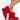 Front View Azalea Wang Cozy Mode Flat Bootie In Red