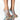 Front View Azalea Wang Cross My Heart Stiletto Sandal In Blue