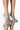 Front View Azalea Wang Cross My Heart Stiletto Sandal In Blue